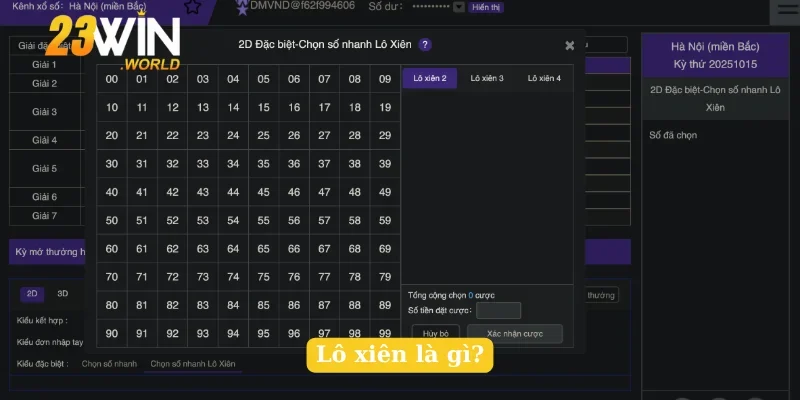 Lô xiên là gì?